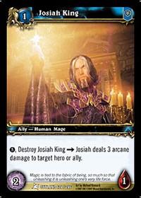 warcraft tcg fires of outland josiah king