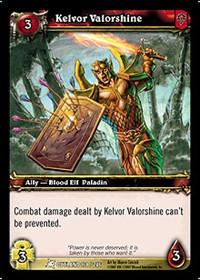 warcraft tcg fires of outland kelvor valorshine