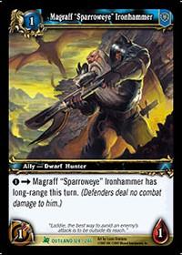 warcraft tcg fires of outland magraff sparroweye ironhammer