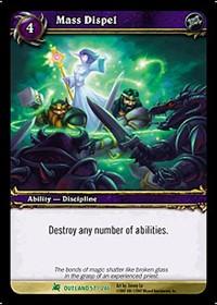 warcraft tcg fires of outland mass dispel