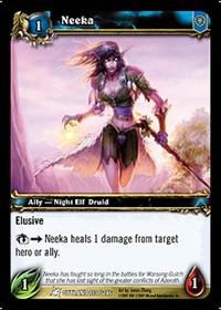 warcraft tcg fires of outland neeka