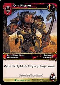 warcraft tcg fires of outland ona skyshot