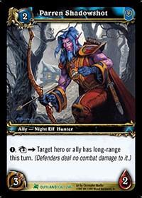 warcraft tcg fires of outland parren shadowshot