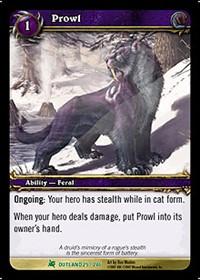 warcraft tcg fires of outland prowl