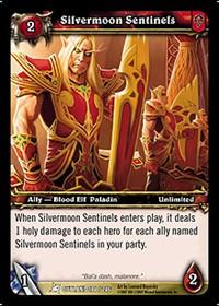 warcraft tcg fires of outland silvermoon sentinels