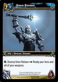 warcraft tcg fires of outland unen rataan