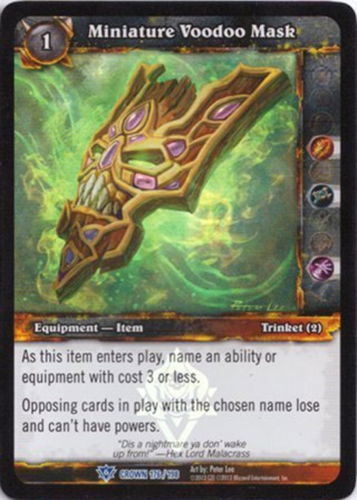 Miniature Voodoo Mask (FOIL)