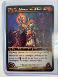 warcraft tcg foil and promo cards sylvanas lady of undercity foil