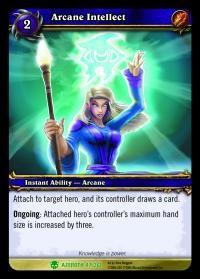 warcraft tcg heroes of azeroth arcane intellect