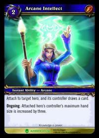 warcraft tcg heroes of azeroth arcane intellect