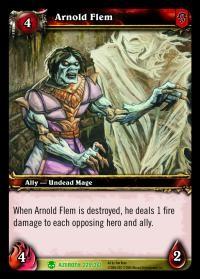 warcraft tcg heroes of azeroth arnold flem