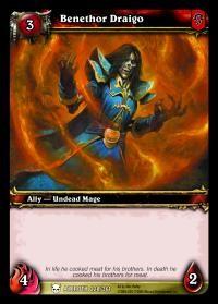 warcraft tcg heroes of azeroth benethor draigo