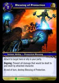 warcraft tcg heroes of azeroth blessing of protection