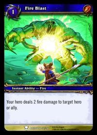 warcraft tcg heroes of azeroth fire blast