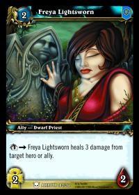 warcraft tcg heroes of azeroth freya lightsworn