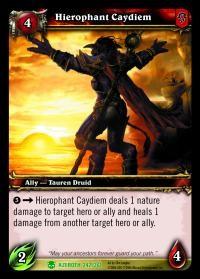 warcraft tcg heroes of azeroth hierophant caydiem