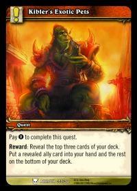 warcraft tcg heroes of azeroth kibler s exotic pets