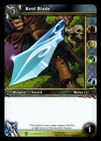 warcraft tcg heroes of azeroth krol blade