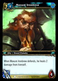 warcraft tcg heroes of azeroth maxum ironbrew