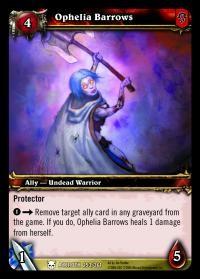 warcraft tcg heroes of azeroth ophelia barrows