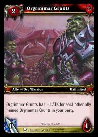 warcraft tcg heroes of azeroth orgrimmar grunts