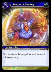 warcraft tcg heroes of azeroth prayer of healing