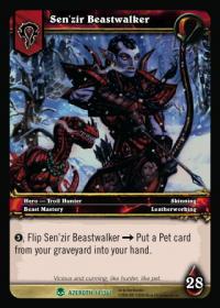 warcraft tcg heroes of azeroth sen zir beastwalker