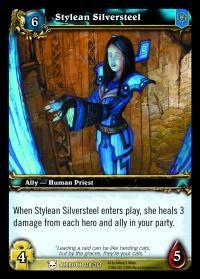 warcraft tcg heroes of azeroth stylean silversteel