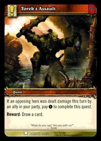 warcraft tcg heroes of azeroth torek s assault