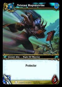 warcraft tcg heroes of azeroth tristan rapidstrike