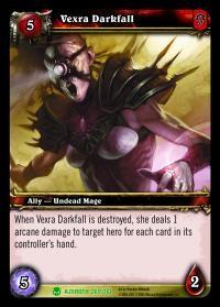 warcraft tcg heroes of azeroth vexra darkfall