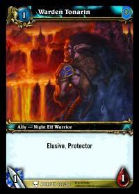 warcraft tcg heroes of azeroth warden tonarin