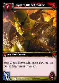 warcraft tcg heroes of azeroth zygore bladebreaker