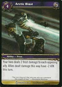 warcraft tcg icecrown arctic blast