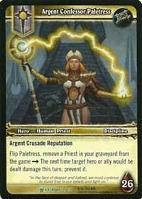 warcraft tcg icecrown argent confessor paletress