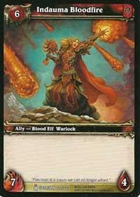 warcraft tcg icecrown indauma bloodfire