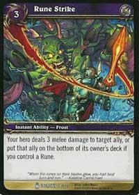 warcraft tcg icecrown rune strike