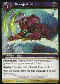 warcraft tcg icecrown savage roar