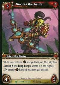 warcraft tcg icecrown savuka the acute