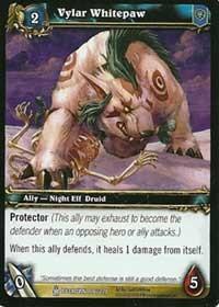 warcraft tcg icecrown vylar whitepaw