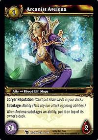 warcraft tcg march of legion arcanist avelena x