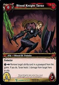 warcraft tcg march of legion blood knight tarae