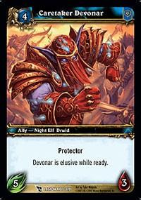 warcraft tcg march of legion caretaker devonar