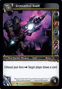 warcraft tcg march of legion crystalfire staff