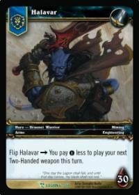 warcraft tcg march of legion halavar