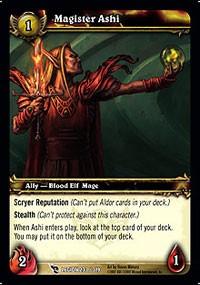 warcraft tcg march of legion magister ashi