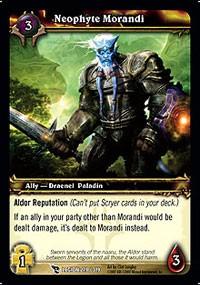 warcraft tcg march of legion neophyte morandi