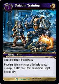 warcraft tcg march of legion paladin training