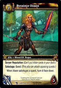 warcraft tcg march of legion retainer jitaen