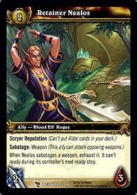 warcraft tcg march of legion retainer nealos